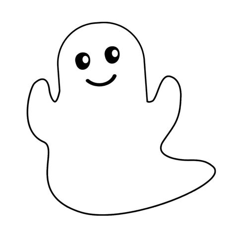 free ghost template printable